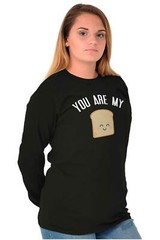 Cute Foodie Funny Pun Matching Couples Gift Long Sleeve Tshirt for Men or Women