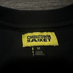 CHINATOWN MARKET BLOCK T-SHIRT BLACK GRAPHIC TEE SZ M STREETWEAR SKATE