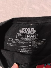Star Wars Mad Engine T-Shirt Star Duel Comic Graphic Black Size L Sci-Fi Retro