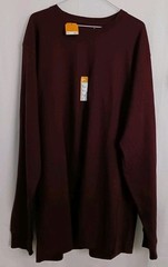 NEW Mens Carhartt Loose Fit Logo Long Sleeve Shirt Large Tall LT (IRREGULAR)