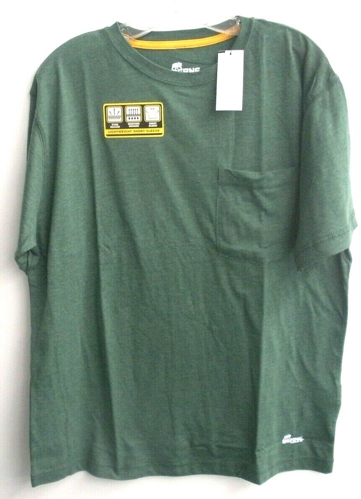 Berne Lightweight Performance Short Sleeve Pocket T-Shirt Berne BSM38 PN Pine