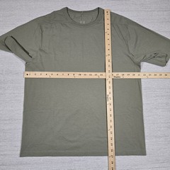 Rick Owens Brad T-Shirt Men Sz M Celadon Green S/S 25 Hollywood Collection