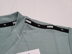 Puma Mens ESS Big Logo Sleeve Less Sports Tank Puma Forever Green Moon –
