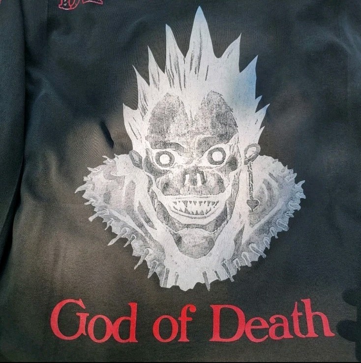 Death Note Ryuk God of Death Long Sleeve Shirt Custom 4-Print Made to Order Shak