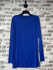 NEW! Idtswch Men’s Tall Rash Guard Long Sleeve T-Shirt 50+ Sun Protection Blue