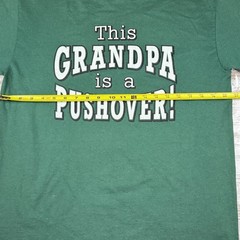 VTG Hanes Heavyweight Funny Grandpa Single Stitch Shirt Men’s Large 90s