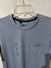 VRST Men’s Essential Pocket Tee Muted Denim Size Small