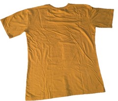 Smiley Worlds Yellow Short Sleeve T Shirt W/ Happy Faces Size Small