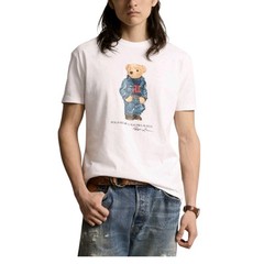 Polo Ralph Lauren Classic Fit Polo Bear Jersey T-Shirt Short Sleeve White