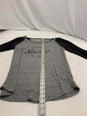 Sauce Hockey Shirt XL Gray 1/2 Sleeve Poly Cotton Rayon Made USA NWT YGI Y0-337