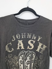 Johnny Cash Graphic T Shirt Walk The Line Western Country Grunge Festival Medium