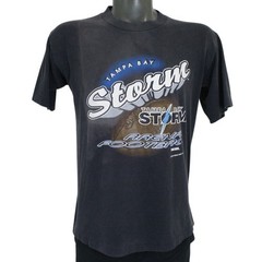Vintage Tampa Bay Storm AFL Arena Football Faded Single Stitch T-Shirt L