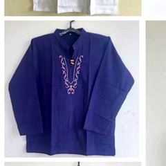Thai Traditional Vintage Shirt Cotton Shirt