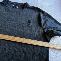 Brooklyn Cloth Shirt XL Embroidery Slub texture Charcoal Minimalist Earthcore