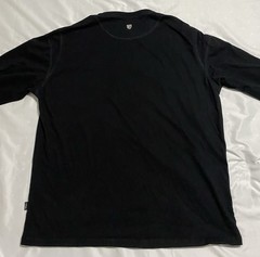 Kuhl Kommando Crew Shirt Mens Sz XL Black Long Sleeve Pullover Organic Cotton