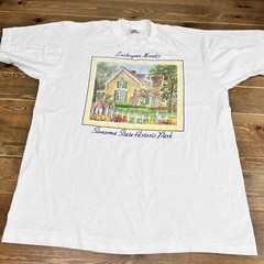 VTG 90s Fruit of the Loom Lachryma Montis Sonoma Park Art Sports T Shirt Xl