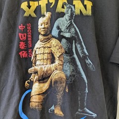 New Pandak China Terracotta Warriors XI’AN dynasty streetwear T-shirt L nwt