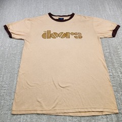 Vintage The Doors Shirt Adult Medium Ringer Y2K Band Tee Rock Music Paper Thin