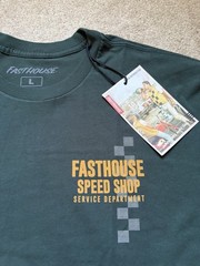 FASTHOUSE SPEED SHOP FINCH pine green T-shirt Large NEW w Tags