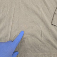 Doberman Rescue of North Texas Shirt Mens Medium Beige Long Sleeve Animal Rescue