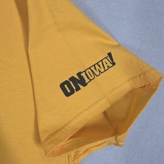 lowa Hawkeyes Landscape Shirt Men’s Large Yellow NCAA College Sports Logo City