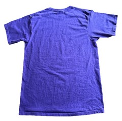 Vintage Pluma Purple T Shirt Blank Sz M 90s Y2K Short Sleeve Heavyweight Cotton