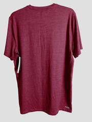 RBX X-Train T-Shirt NEW Crew Neck Short Slv Straight Hem Wine Size M #16099