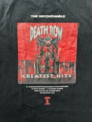 Death Row Records 30th Anniversary Shoe Palace T-Shirt L Black The Untouchable