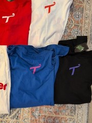 10X Two In The Shirt “Tits” Tees New All XL READ 8 TAGS 2 WITHOUT BUT NEW RARE