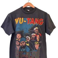 Vintage Wu-Tang Clan Raekwon Ice Cream Fire Exit Faded Black L T-Shirt REPRINT