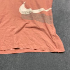 Nike Dri Fit T-Shirt Mens XL Pink Swoosh Logo Everyday Wear Outdoor Casual Tee