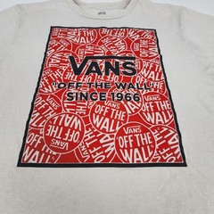 Vans Off The Wall Since 1966 Logo Graphic T Shirt White Large Skate