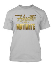 Nipsey Hustle and Motivate Tee Hip Hop Street Wear T Shirt Graphic Tee Big Tall