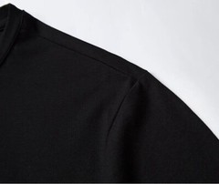 New Men Diamond Fashion Rhinestones Bear Short Sleeve Luxury Black T-Shirt
