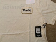N.O.S. – Brixton Mfg. Mens “PREMIUM FIT” Tee Shirts = Choice of SIZES & STYLES