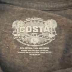 Costa Del Mar Men’s T-Shirt Size Large Gray See What’s Out There 1983 Blue