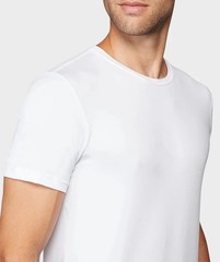 32 Degrees Cool Men’s M White Short Sleeve Crew Neck T-Shirt Quick Dry e1745