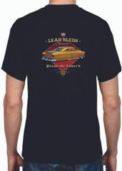 Adult DryBlend® T-Shirt – (SLEDS FOREVER – GOLD LOW RIDER HOT ROD)