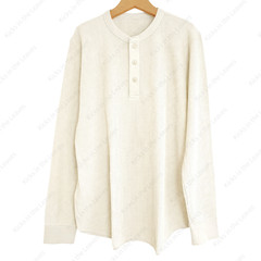 UNIQLO Waffle Henley Neck T-Shirt XS-4XL Men Regular Fit 482766 NWT