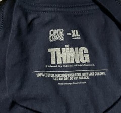 XL The Thing OOP TShirt Cavity Colors John Carpenter Metroid Cartridge Style Art