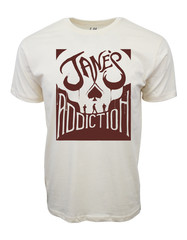 JANES ADDICTION GRAPHIC NATURAL T SHIRT