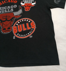 Vintage Chicago Bulls T-Shirt XL Team Rated Boxy Fit Grid Single Stitched 1991
