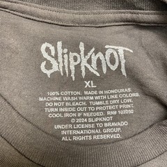 Slipknot Band T Shirt Mens XL Gray Rock Graphic Print Short Sleeve Pullover