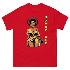 Honey Bee Black Dynamite Tee, Adult Swim Character, Unisex Black Dynamite Tshirt
