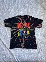 AC/DC Blow Up Your Video Tie-Dye Graphic T-Shirt Men’s M