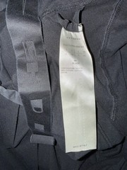 Rick Owens Drkshdw Black Star Cut-Out Jersey Level Drop Logo Strap T-Shirt Top L