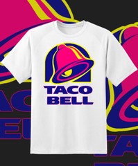 Taco Bell Main Logo shirt 6 Sizes Youth Med- Adult 6XL! Fast Ship!