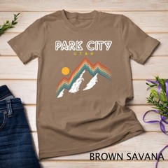 Park City Utah – USA hiking and climbing 1980s Retro Unisex T-shirt