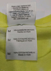 New Tie Dye Men’s Medium T-Shirt Pink Yellow Multicolor Summer Swirl Spiral