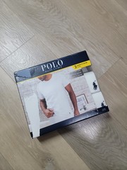 Polo Ralph Lauren New Open Box 2-Pack Men’s Cotton Blank White T-shirt Size M